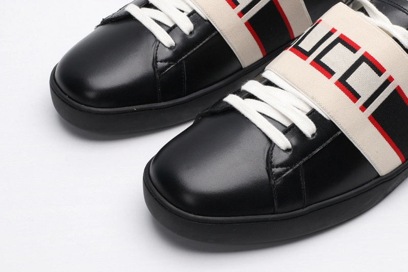 GUCI  LOW-TOP SNEAKER BLACK WITH GUCCI