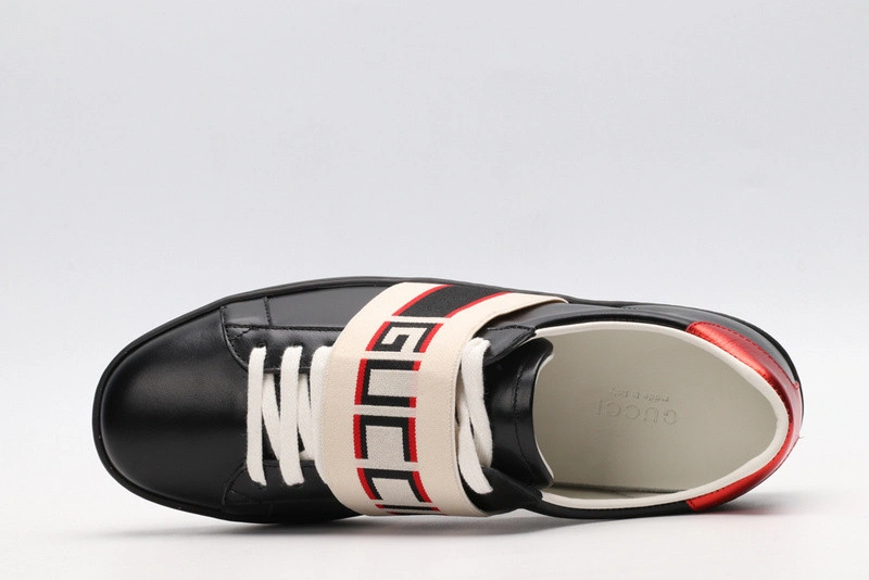 GUCI  LOW-TOP SNEAKER BLACK WITH GUCCI
