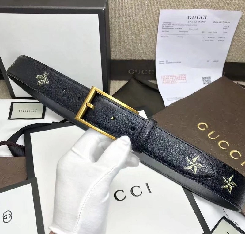 Gucci Bees and stars belt 495125