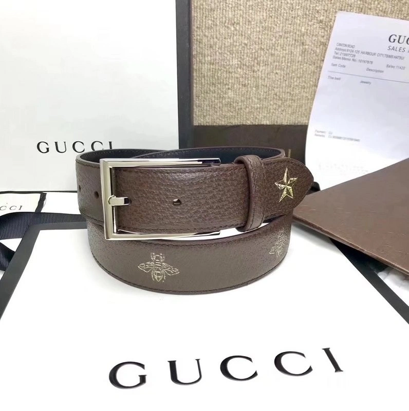 Gucci Bees and stars belt 495125