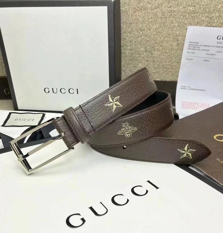 Gucci Bees and stars belt 495125