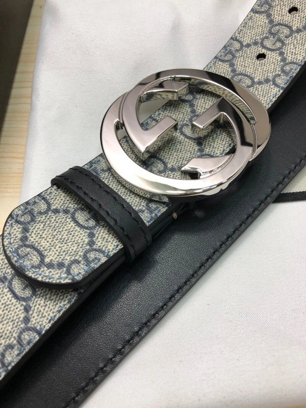 Gucci GG  belt with G buckle 411924-1