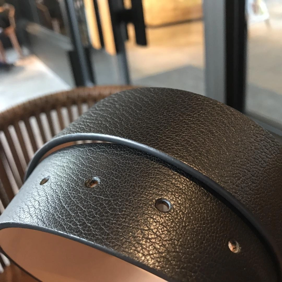 Gucci Leather belt with pearl Double G 453260