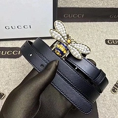 Gucci Queen Margaret Leather Belt 476452