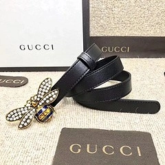 Gucci Queen Margaret Leather Belt 476452