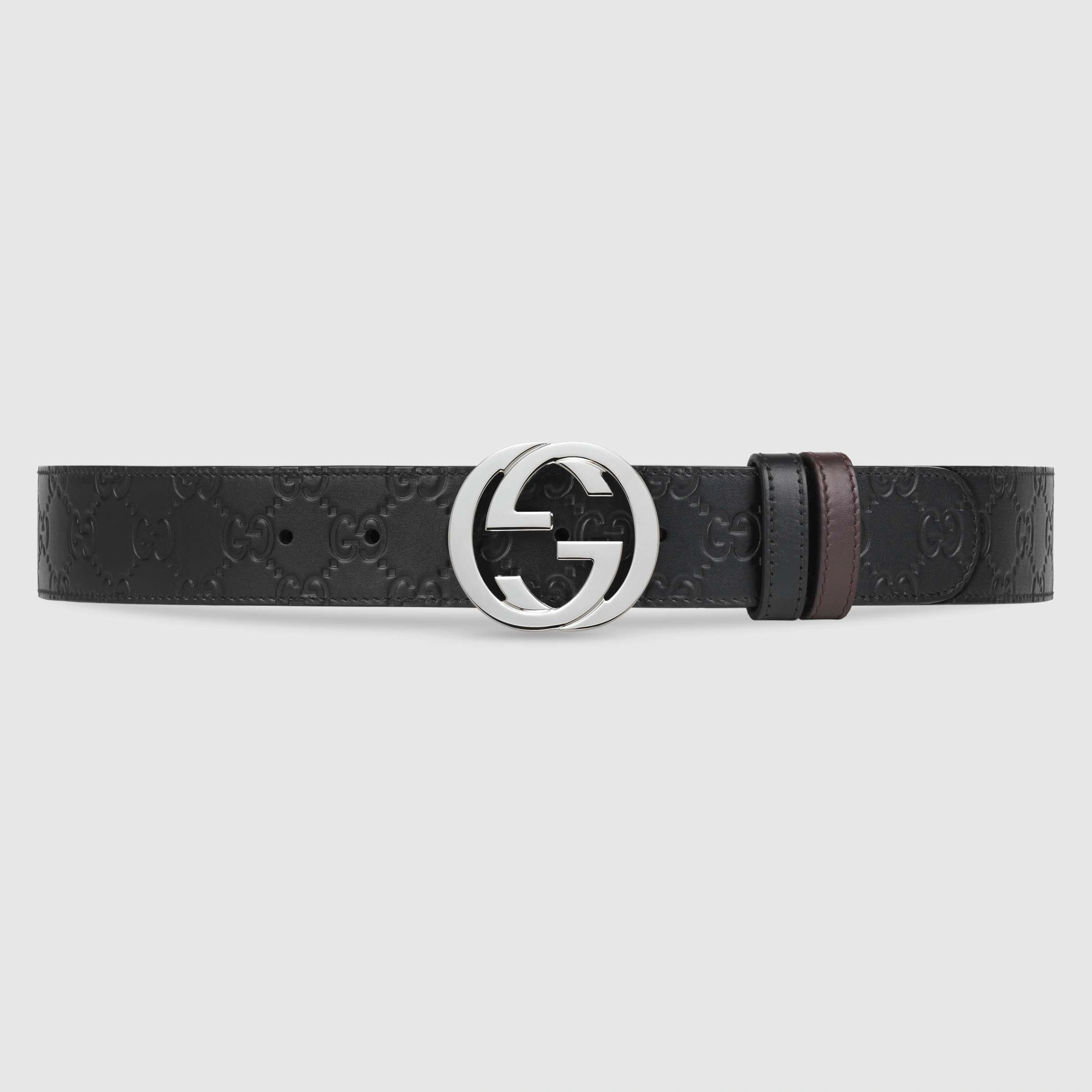 Gucci Reversible Gucci Signature belt 473030-1