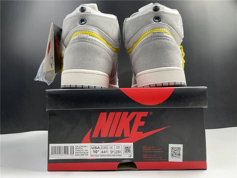 Jordan 1 High Switch Light Smoke  CW6576-100