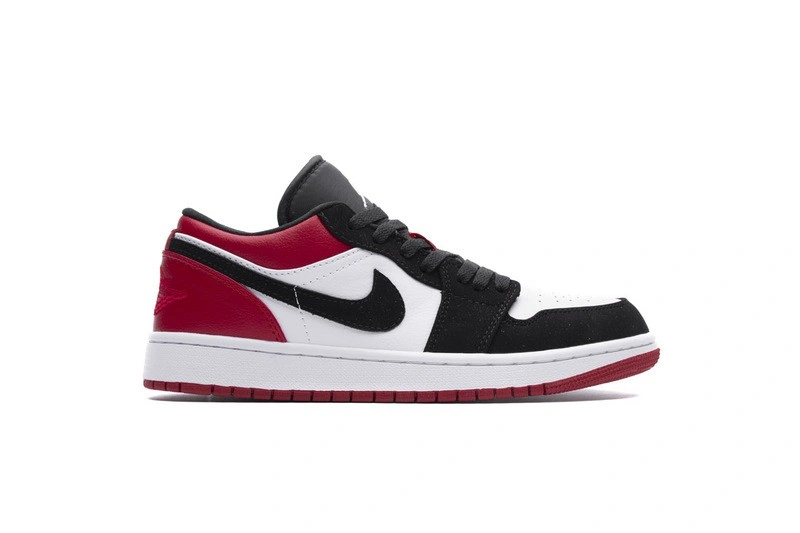 Jordan 1 Low Black Toe  553558-116