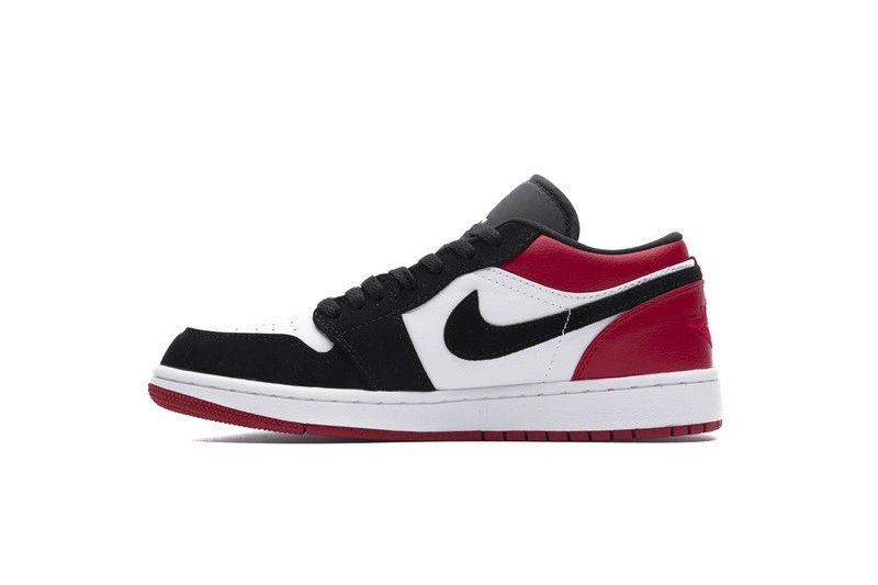 Jordan 1 Low Black Toe  553558-116