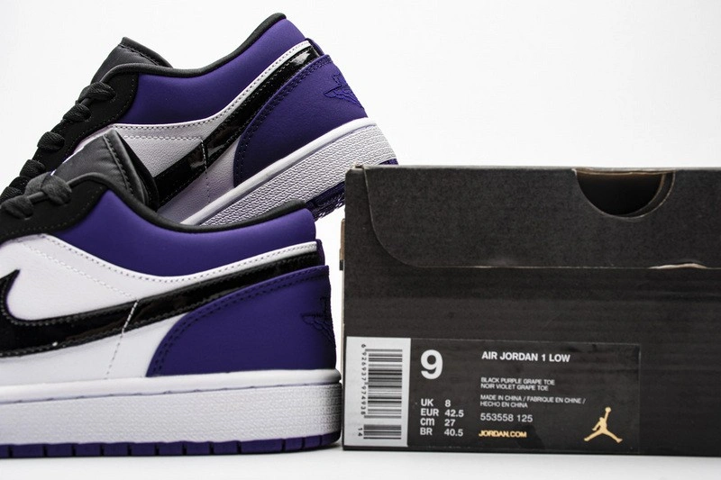 Jordan 1 Low Court Purple   553558-125