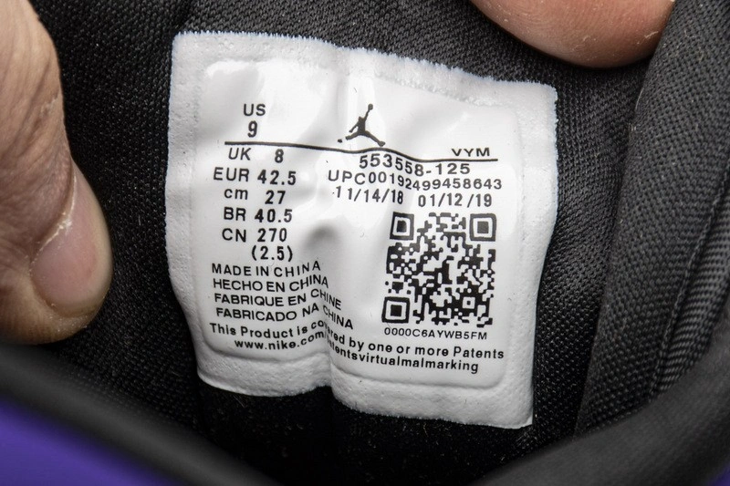 Jordan 1 Low Court Purple   553558-125