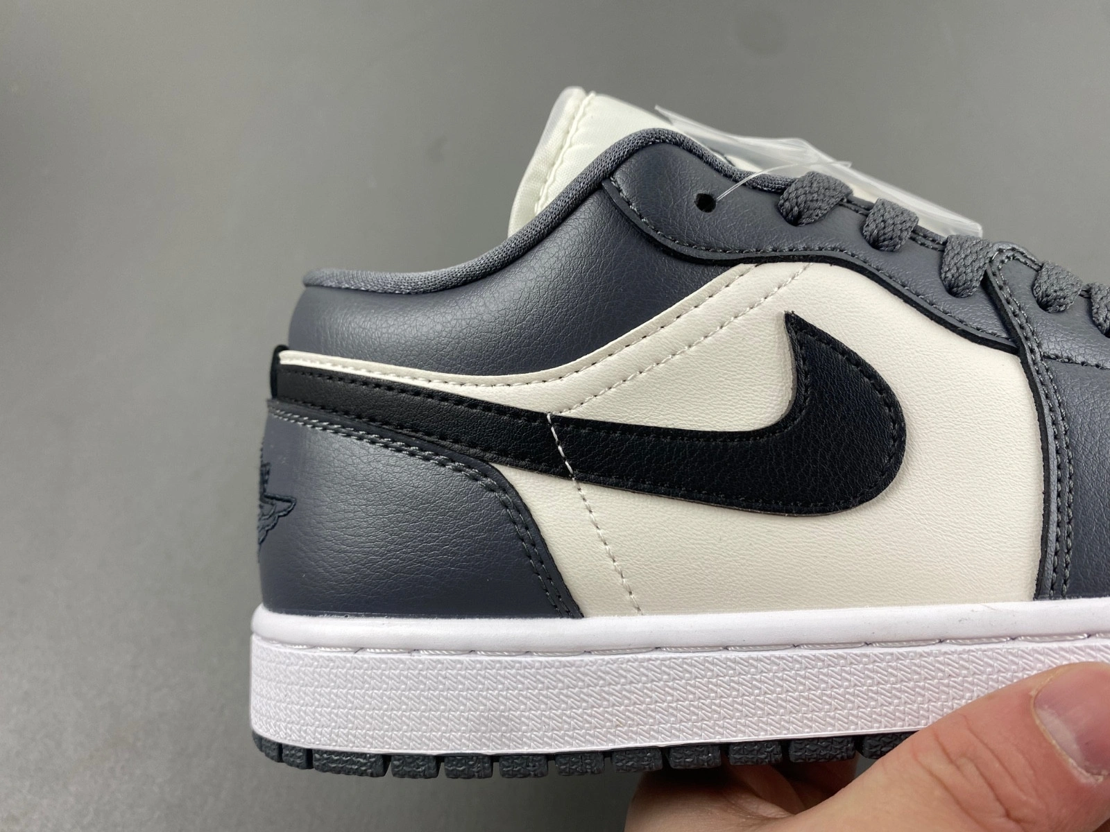 Jordan 1 Low Dark Grey (Women's) - DC0774-102