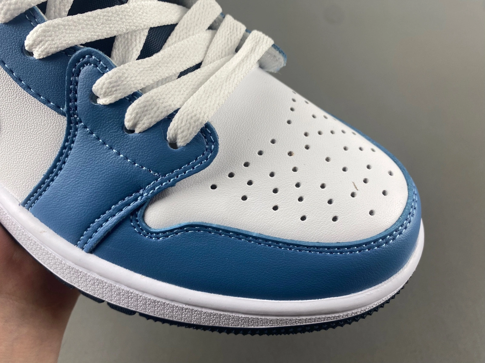 Jordan 1 Low Golf White Aegean Storm Men's - DD9315-115