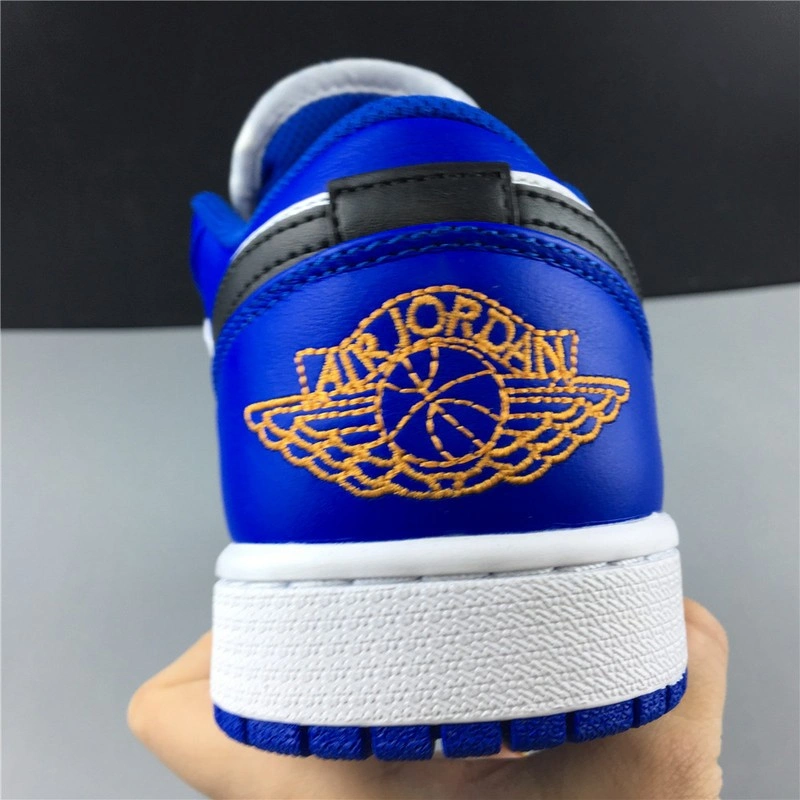 Jordan 1 Low Hyper Royal Orange Peel  553558-401