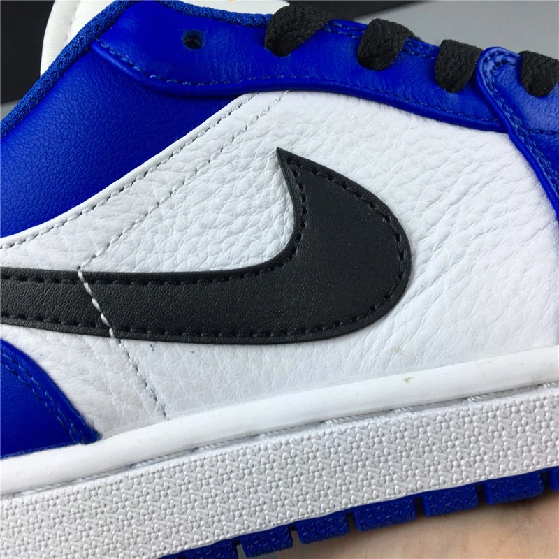 Jordan 1 Low Hyper Royal Orange Peel  553558-401