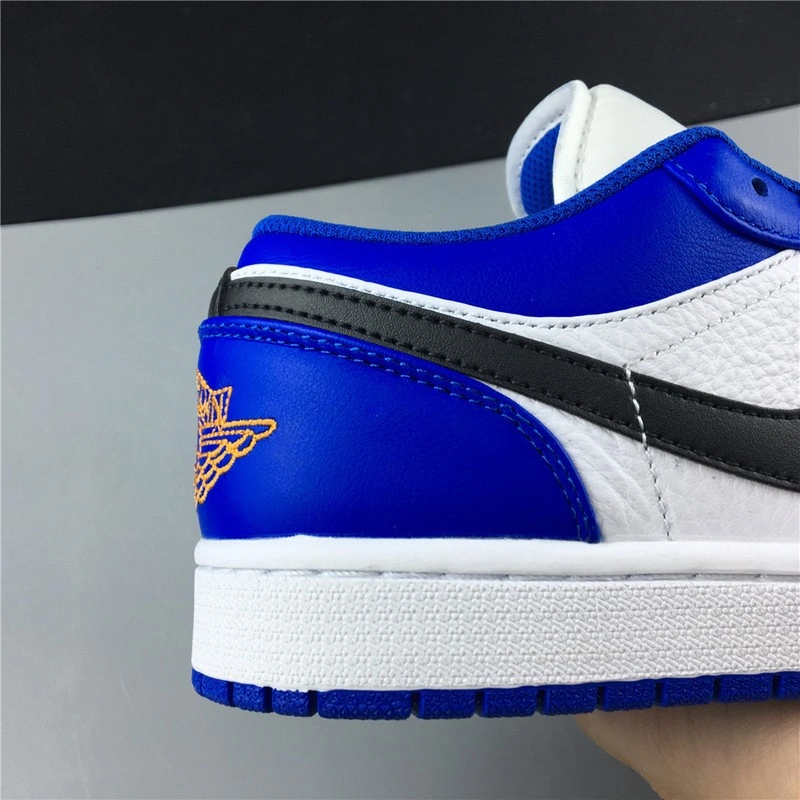 Jordan 1 Low Hyper Royal Orange Peel  553558-401