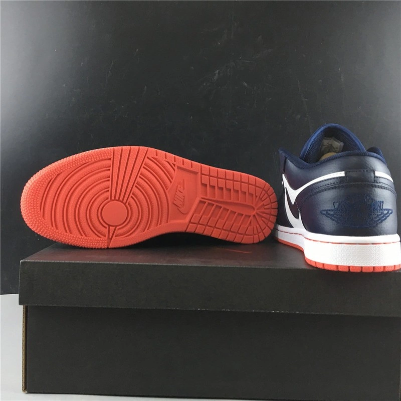 Jordan 1 Low Obsidian Ember Glow  553558-481