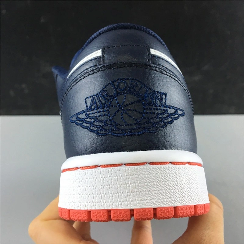 Jordan 1 Low Obsidian Ember Glow  553558-481