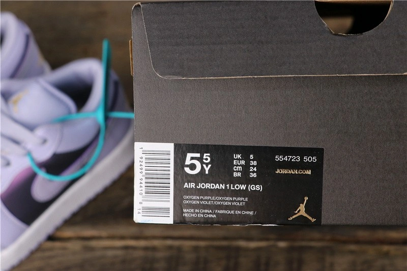 Jordan 1 Low Oxygen Purple (GS)  554723-505