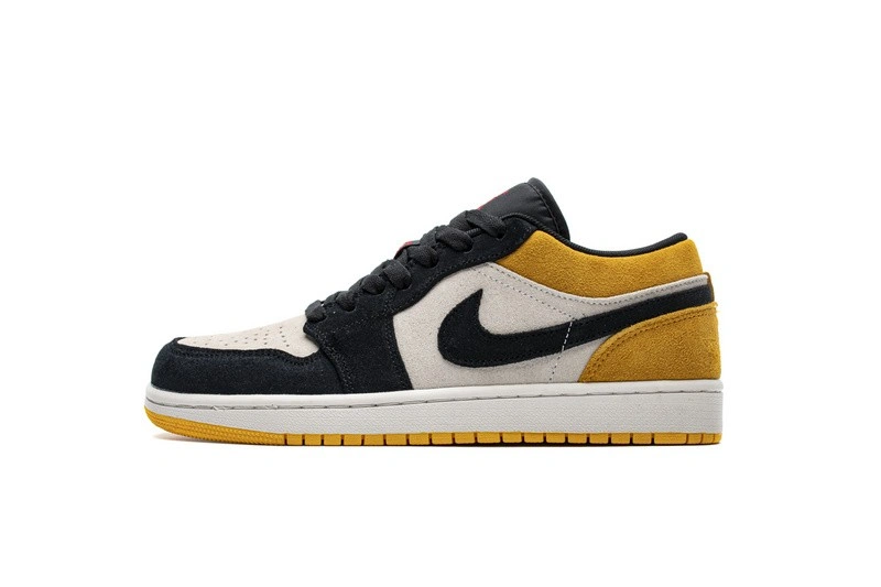 Jordan 1 Low Sail University Gold Black  553558-127