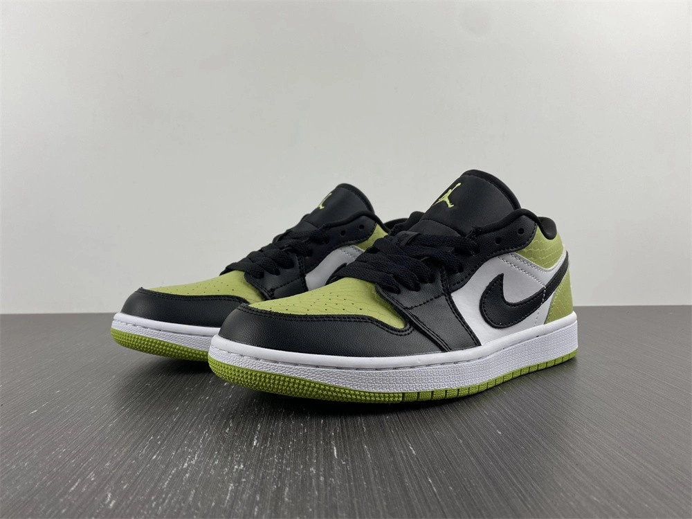 Jordan 1 Low Snakeskin Vivid Green (W) - DX4446-301