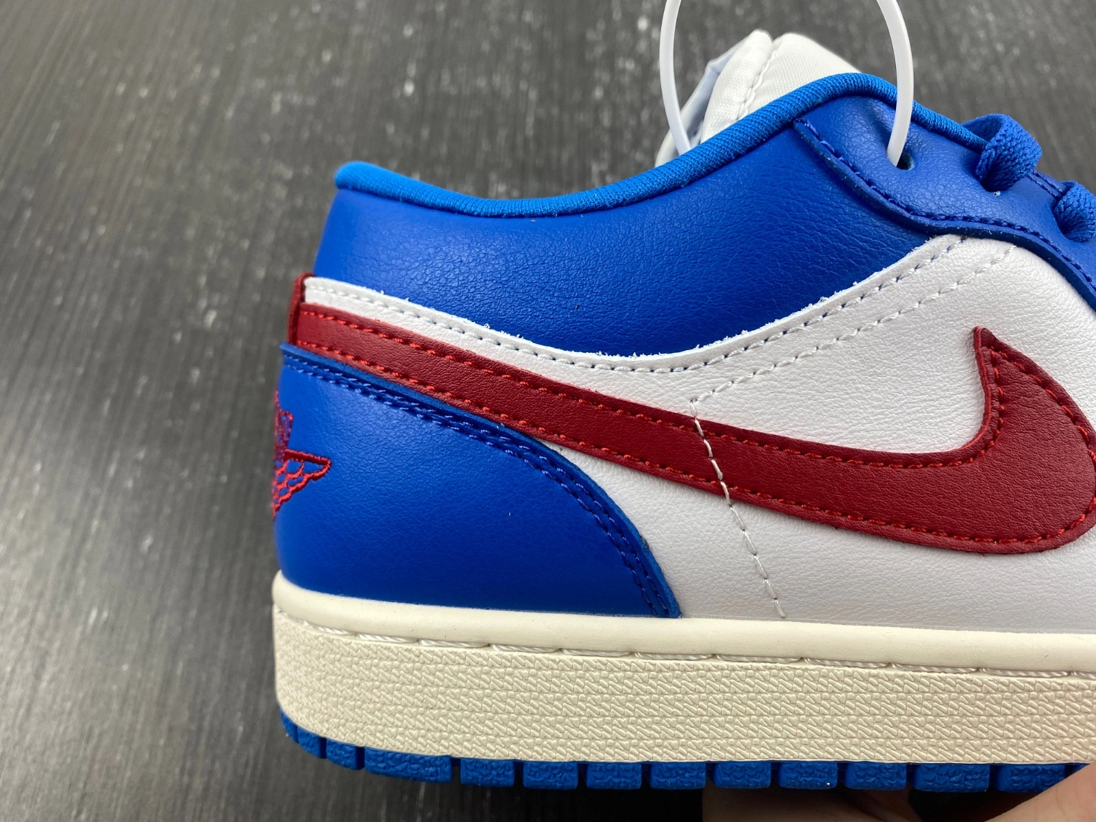 Jordan 1 Low Sport Blue Gym Red (Women's) - DC0774-416