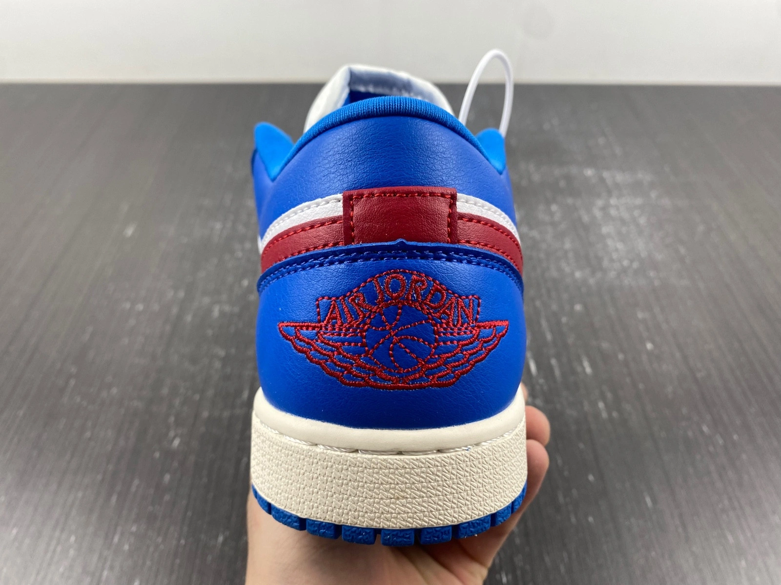 Jordan 1 Low Sport Blue Gym Red (Women's) - DC0774-416