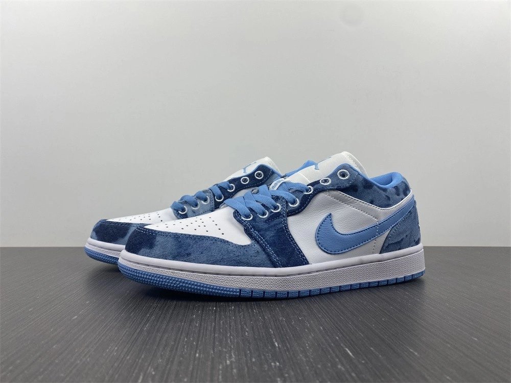 Jordan 1 Low Washed Denim (GS) - DM8947-100