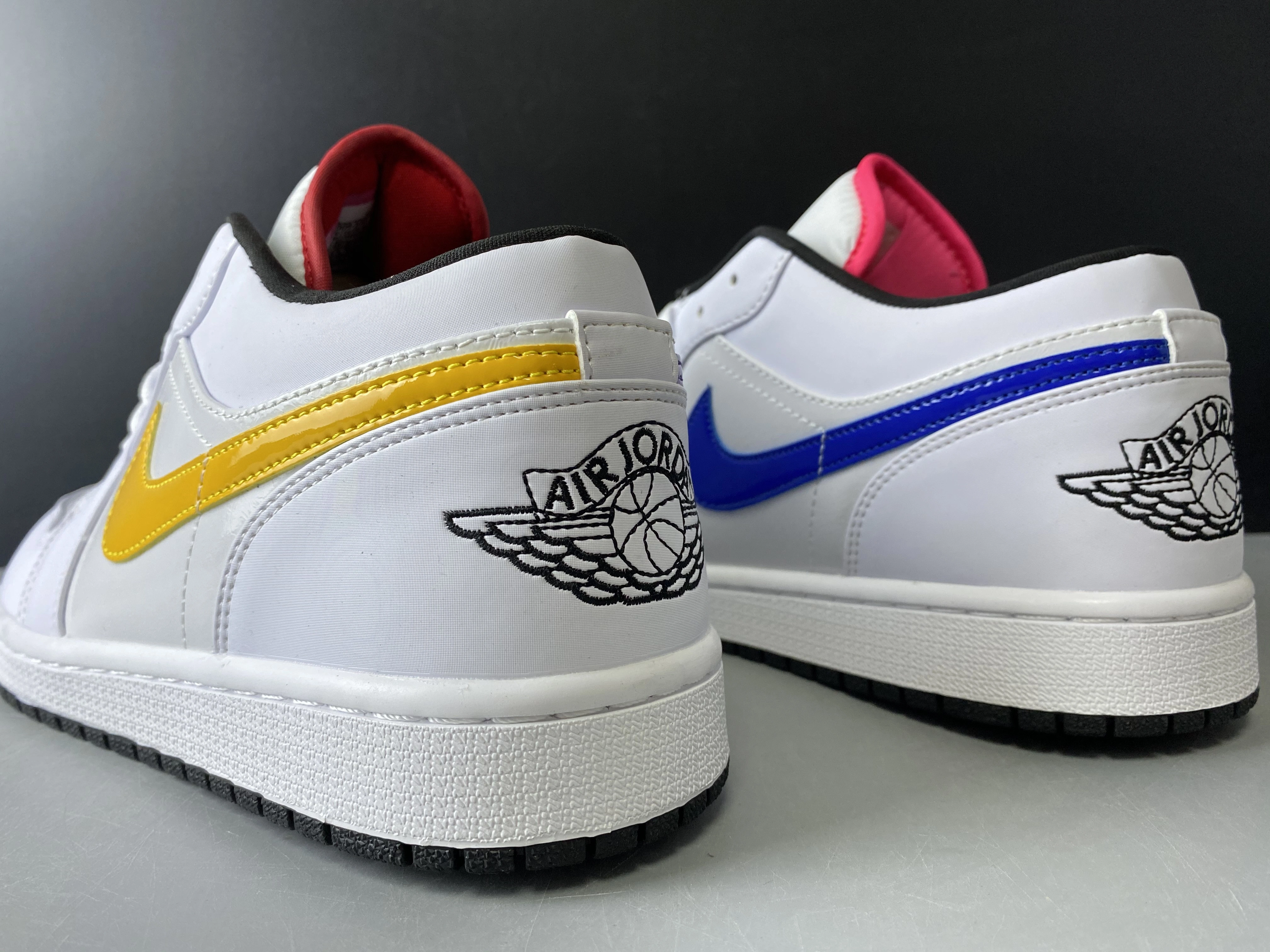 Jordan 1 Low White Multi-Color - CW7009-100