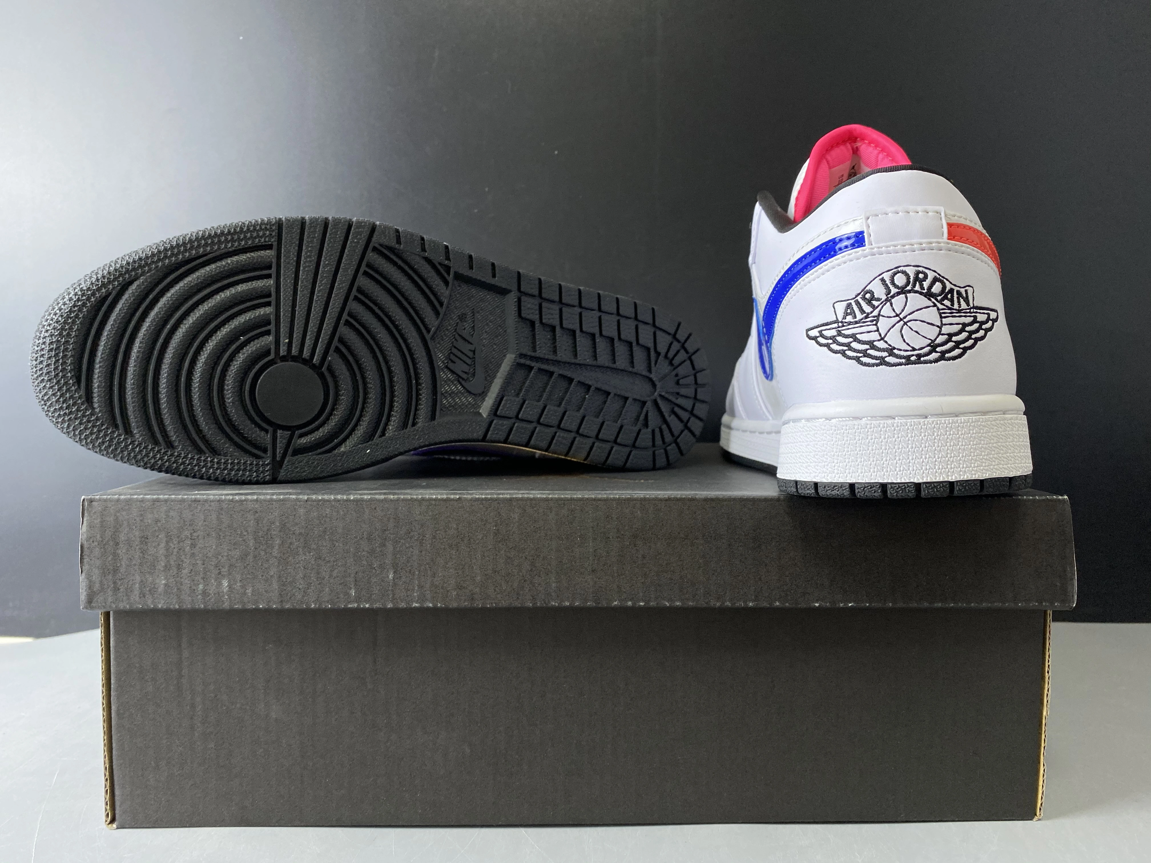 Jordan 1 Low White Multi-Color - CW7009-100
