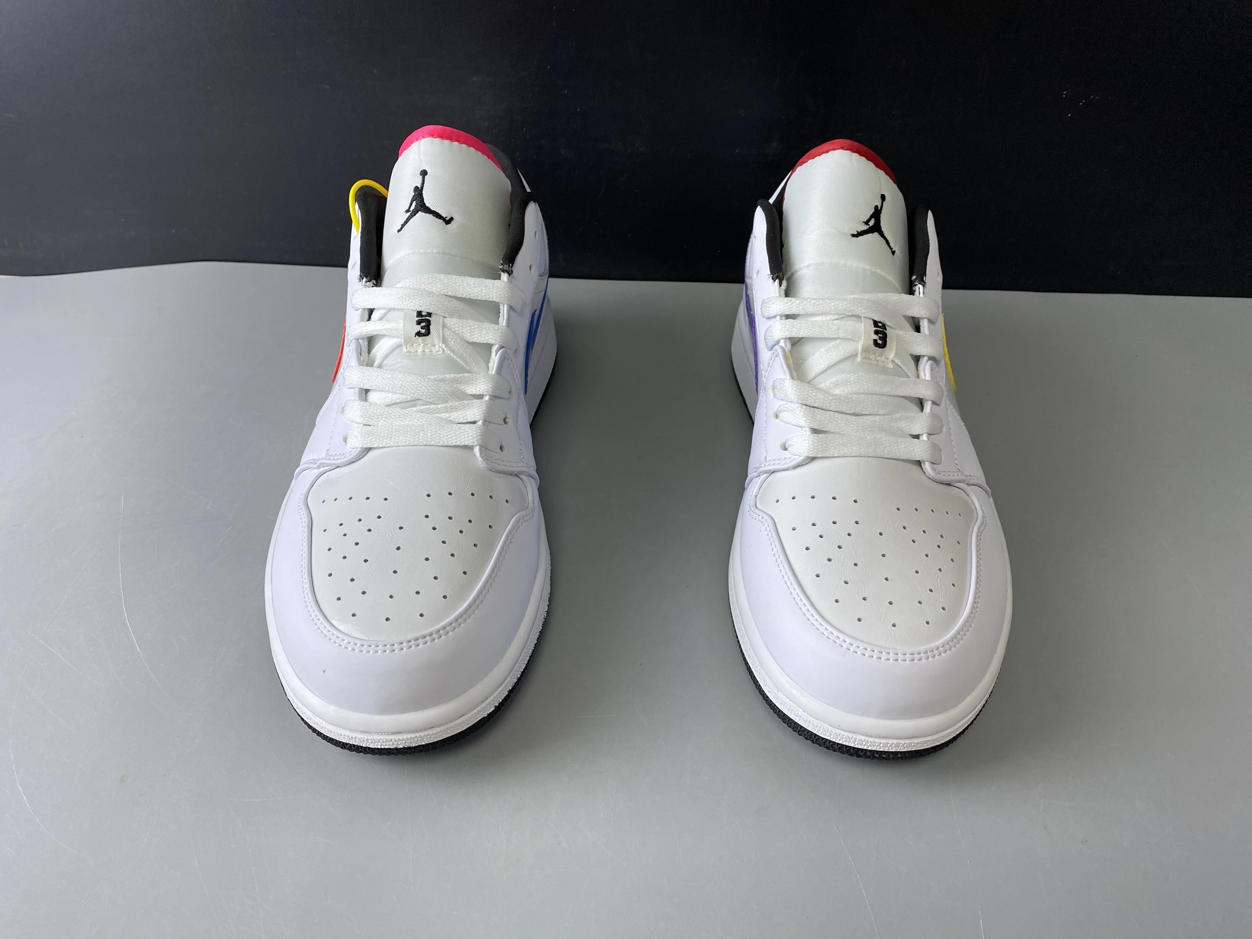 Jordan 1 Low White Multi-Color - CW7009-100
