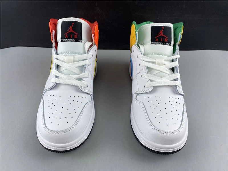Jordan 1 Mid Alternate Multi-Color (GS) - 554725-128
