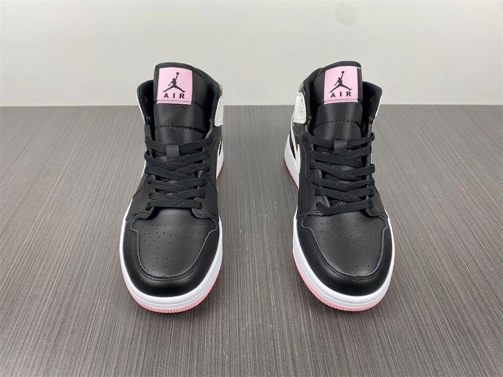 Jordan 1 Mid Arctic Pink Black (GS) - 555112-061