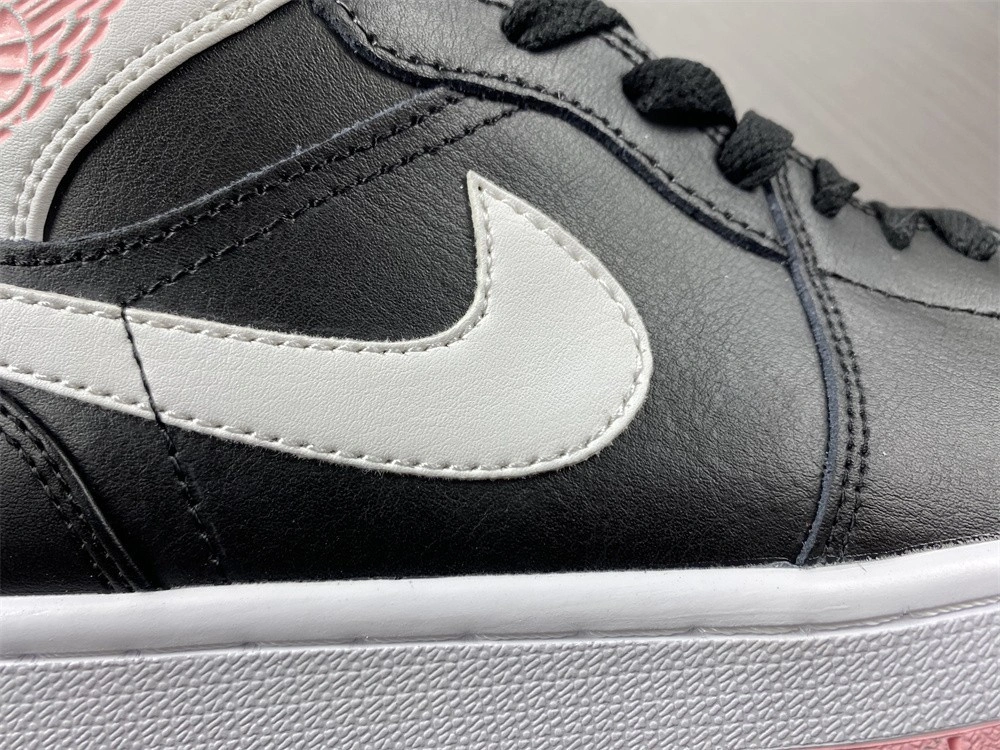 Jordan 1 Mid Arctic Pink Black (GS) - 555112-061