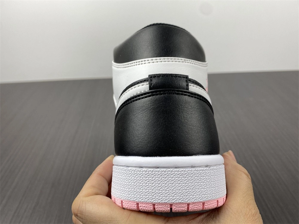 Jordan 1 Mid Arctic Pink Black (GS) - 555112-061
