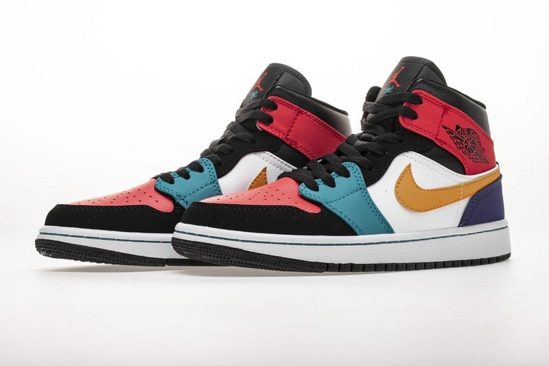 Jordan 1 Mid Bred Multi-Color  554724-125