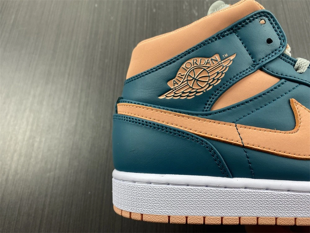Jordan 1 Mid Dark Teal Green (W) - BQ6472-308