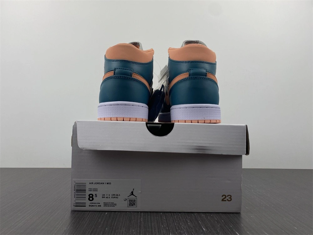 Jordan 1 Mid Dark Teal Green (W) - BQ6472-308