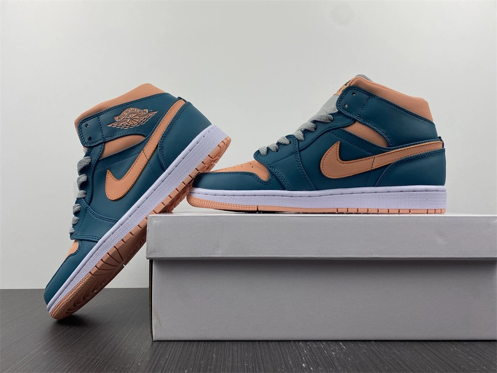Jordan 1 Mid Dark Teal Green (W) - BQ6472-308