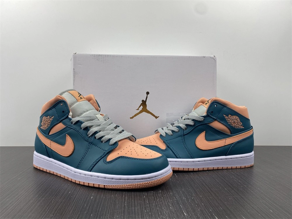 Jordan 1 Mid Dark Teal Green (W) - BQ6472-308