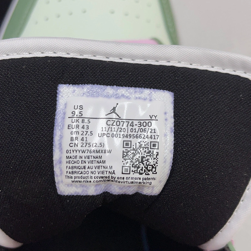 Jordan 1 Mid Dutch Green (W) - CZ0774-300