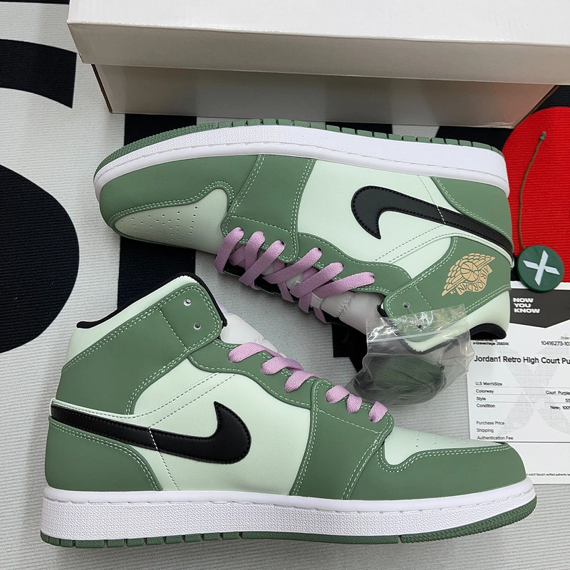 Jordan 1 Mid Dutch Green (W) - CZ0774-300