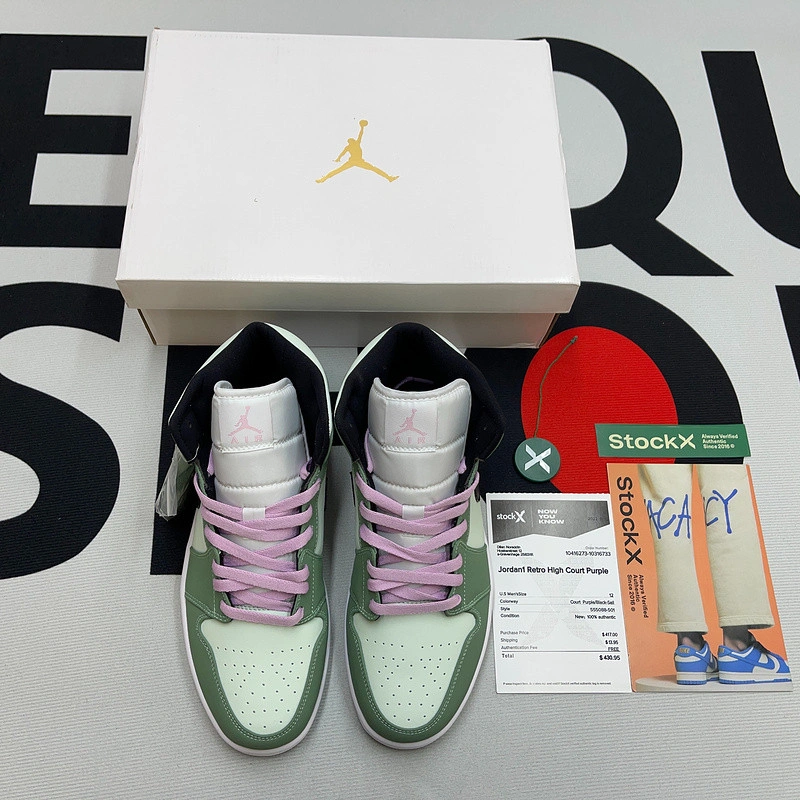 Jordan 1 Mid Dutch Green (W) - CZ0774-300