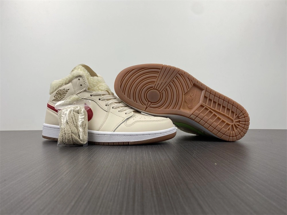 Jordan 1 Mid Fleece Pearl White (GS) - DO2207-264