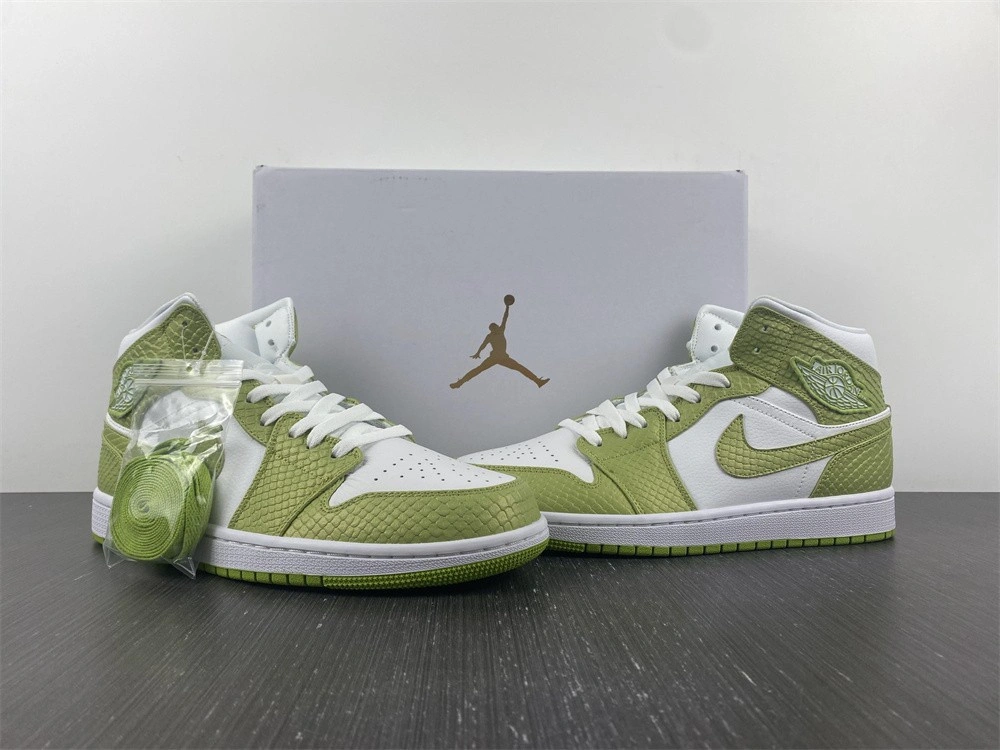 Jordan 1 Mid Green Python (W) - DV2959-113