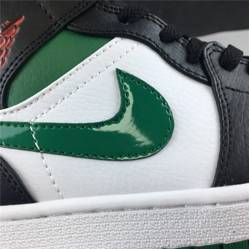 Jordan 1 Mid Green Toe  554724-067