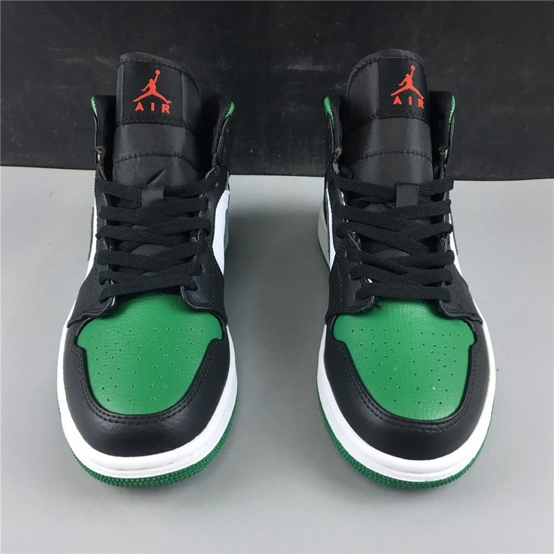 Jordan 1 Mid Green Toe  554724-067