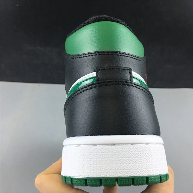 Jordan 1 Mid Green Toe  554724-067