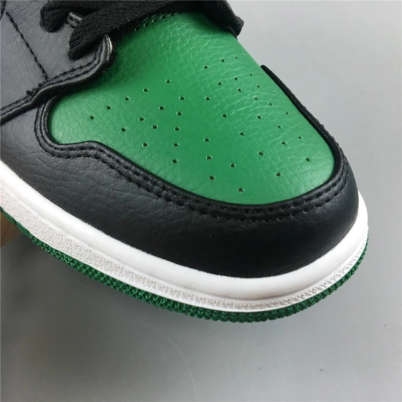 Jordan 1 Mid Green Toe  554724-067