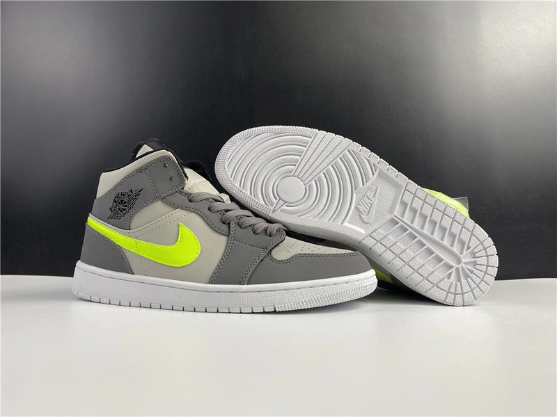 Jordan 1 Mid Gunsmoke Volt  554724-072